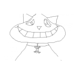 Dibujo para colorear Gatito Timido Para Colorear