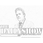 Dibujo para colorear The Daily Show With Jon Stewart Coloring Page