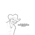 Dibujo para colorear Country Strong Coloring Page