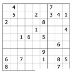 Dibujo para colorear Sudoku para imprimir 60