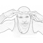 Dibujo para colorear Terrell Owens Coloring Page