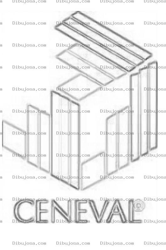 Dibujo para colorear Ceneval Logo Para Colorear