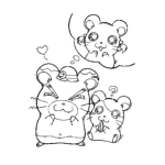 Dibujo para colorear Dibujo De Hamtaro Para Colorear