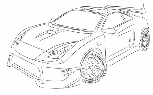 Toyota Celica Coloring Coloring Pages