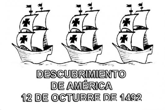 DES CUBIRIMIENTO DE AMERICA 12 DE OCTUBRE DE 1942 PARA COLOREAR | DIBUJOS  PARA PINTAR | Dibujos para Colorear 