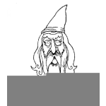 Dibujo para colorear Colorear Cara De Mago