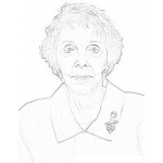 Dibujo para colorear Nancy Reagan Coloring Page Para Pintar Y Colorear