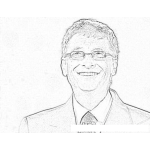 Dibujo para colorear Bill Gates Coloring Page Dibujo De Billgates Para Pintar, Colorear Online E Imprimir