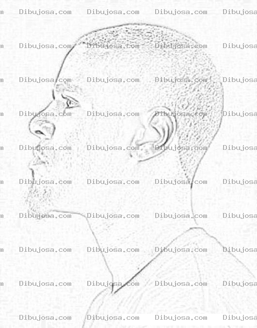Dibujo para colorear J Cole Coloring Page Dibujo Del Rapero Jermaine Lamarr Cole Para Colorear Y Pintar