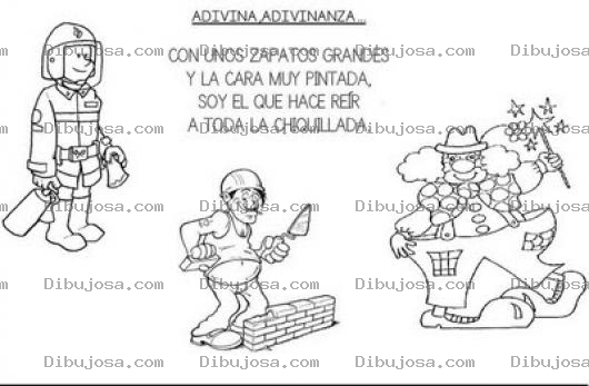 Dibujo para colorear Los Oficios Y Profesiones Dibujos Policia