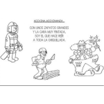 Dibujo para colorear Los Oficios Y Profesiones Dibujos Policia