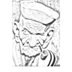 Dibujo para colorear Dibujo Del Abuelito Popeye Para Colorear