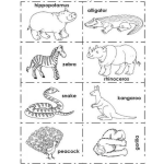 Dibujo para colorear Dibujo Para Pintar Animales En Ingles