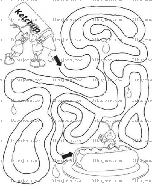 Dibujo para colorear Laberinto Para Ninos