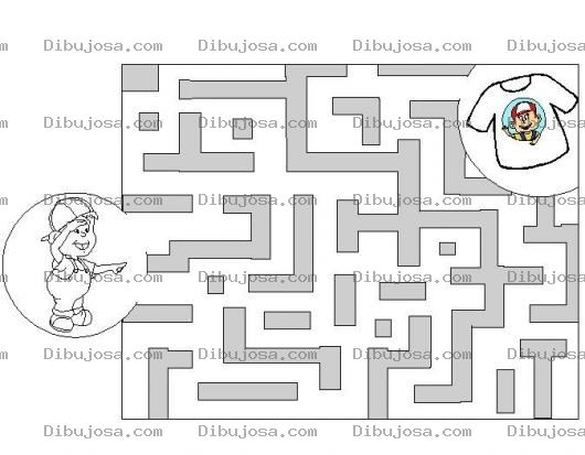 Dibujo para colorear Laberinto Para Imprimir