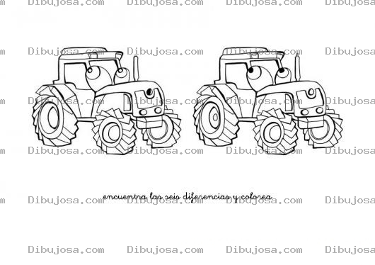 Dibujo para colorear Dibujo Para Encontrar Diferencias