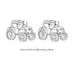 Dibujo para colorear Dibujo Para Encontrar Diferencias