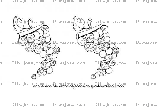 Dibujo para colorear Colorear Diferencias