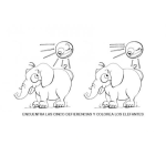 Dibujo para colorear Dibujo Para Encontrar Las 5 Diferencias