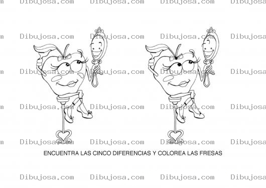 Dibujo para colorear Colorea Y Encunentra Las Diferensias