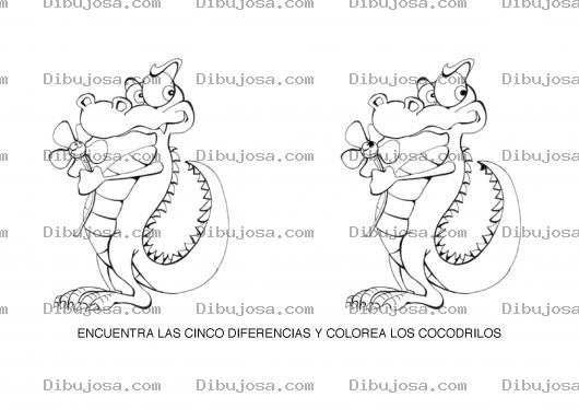 Dibujo para colorear Imprimir Hoja Para Ver Diferencias