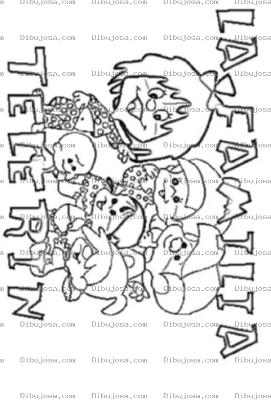Dibujo para colorear Dibujo Argentino De La Familia Telerin Para Colorear