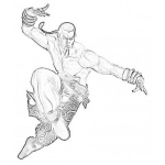 Dibujo para colorear Teken Fighter Coloring Page