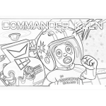 Dibujo para colorear Commander Keen Goodbye Galaxy Pogo Coloring Page
