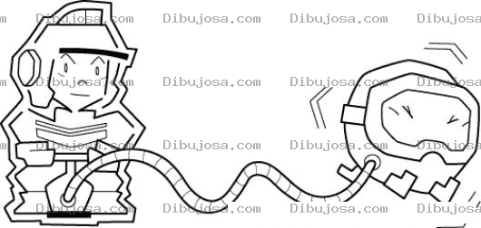 Dibujo para colorear Dig Dug Coloring Page