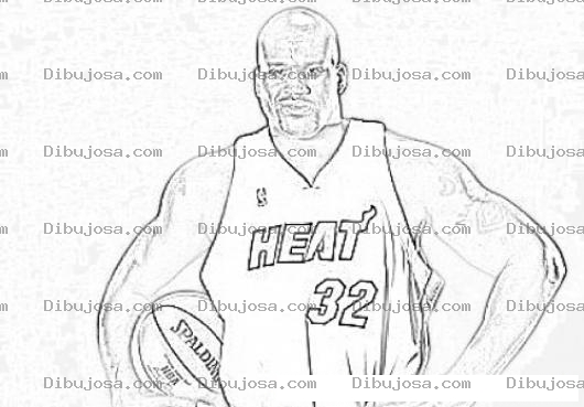 Dibujo para colorear Shaq Coloring Page