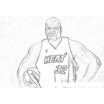 Dibujo para colorear Shaq Coloring Page