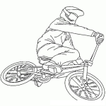 Dibujo para colorear Colorear Bmx
