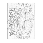 Dibujo para colorear Baklava Coloring Page Para Pintar Pastelitos De Baclava