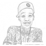 Dibujo para colorear Wiz Khalifa Coloring Page