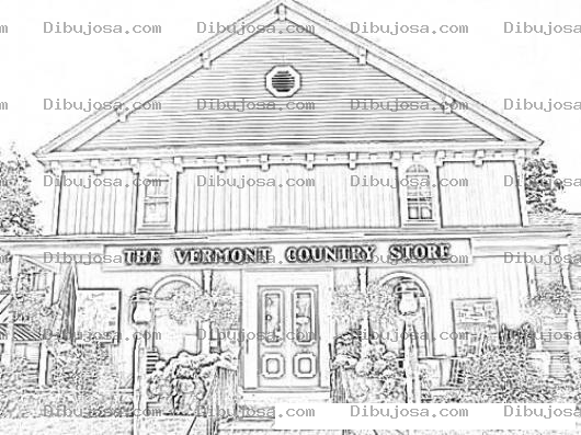 Dibujo para colorear Vermont Country Store Coloring Page