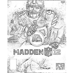 Dibujo para colorear Madden 12 Game Coloring Page