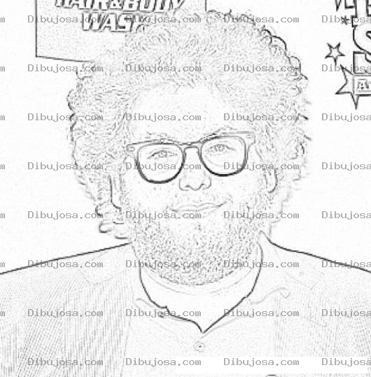 Dibujo para colorear Jonah Hill Coloring Page