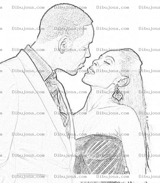 Dibujo para colorear Will And Jada Smith Coloring Page