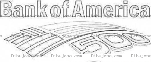 Dibujo para colorear Bank Of America Coloring Page