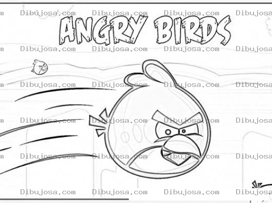 Dibujo para colorear Angry Birds Game Coloring Page To Print