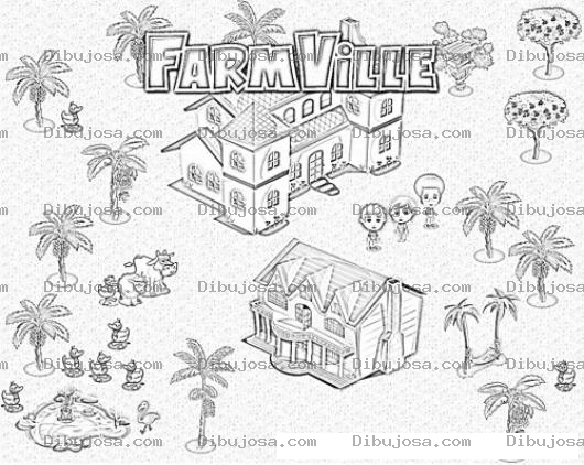 Dibujo para colorear Farmville Coloring Page Para Pintar Y Colorear