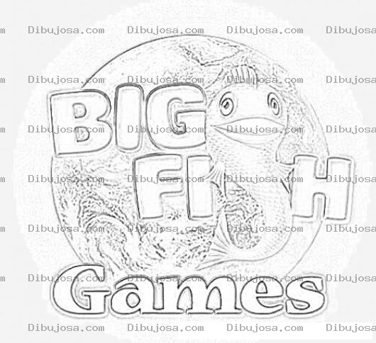 Dibujo para colorear Big Fish Games Coloring Page