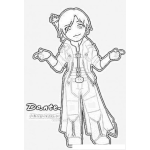 Dibujo para colorear Devil May Crey Coloring Page Para Colorear