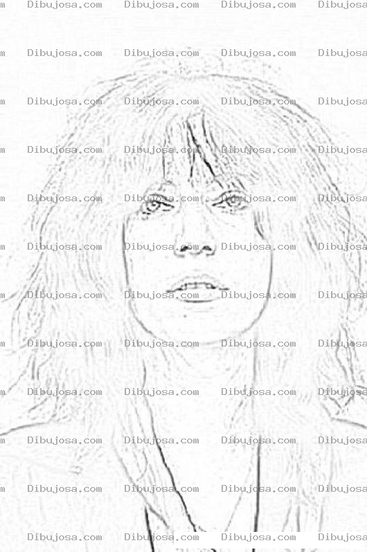 Dibujo para colorear Patti Smith Coloring Page