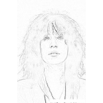 Dibujo para colorear Patti Smith Coloring Page