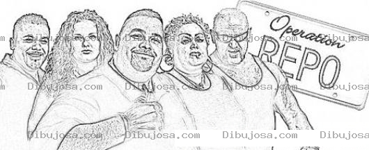 Dibujo para colorear Operation Repo Coloring Page