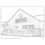 Dibujo para colorear Gander Mountain Coloring Page