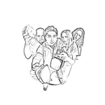 Dibujo para colorear Scrubs Coloring Page