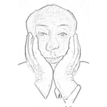 Dibujo para colorear Alfred Hitchcock Coloring Page Para Pintar Y Colorear