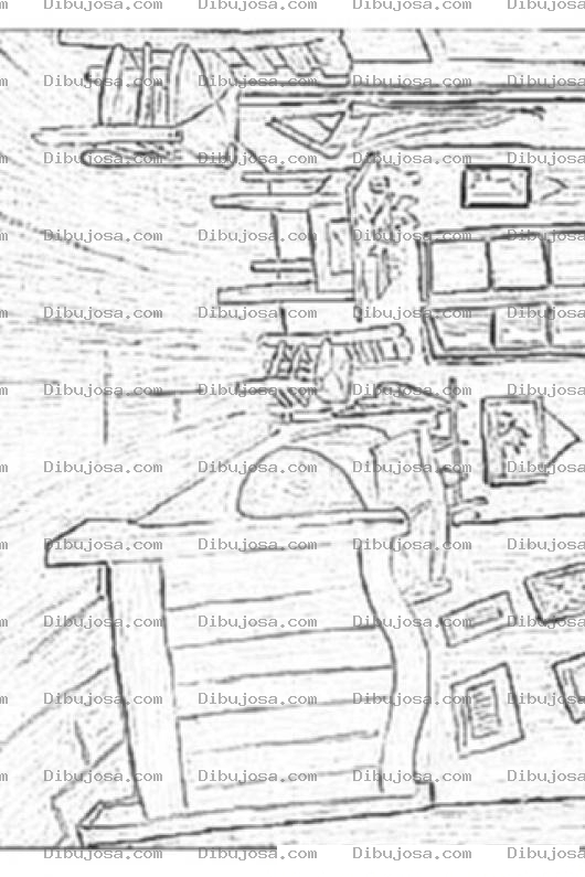 Dibujo para colorear Van Gogh Coloring Page